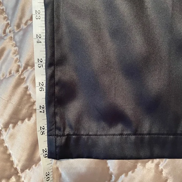 ST. JOHN {S} Pajama-Style Pants Silky Black - Picture 5 of 7